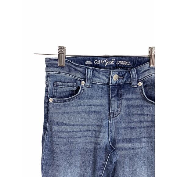 Cat & Jack Ultimate Stretch Denim Skinny Jeans 12 - Picture 3 of 6